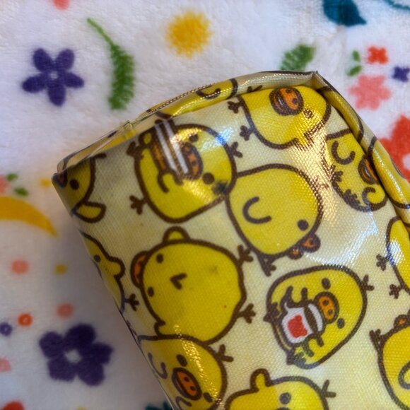 San-X Rilakkuma Makeup Pencil Bag 🐥 Kawaii Kiiroitori Bird - Picture 8 of 9